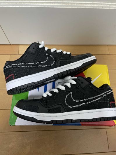 Wasted Youth × Nike SB Dunk Low "Black Denim" / VERDY