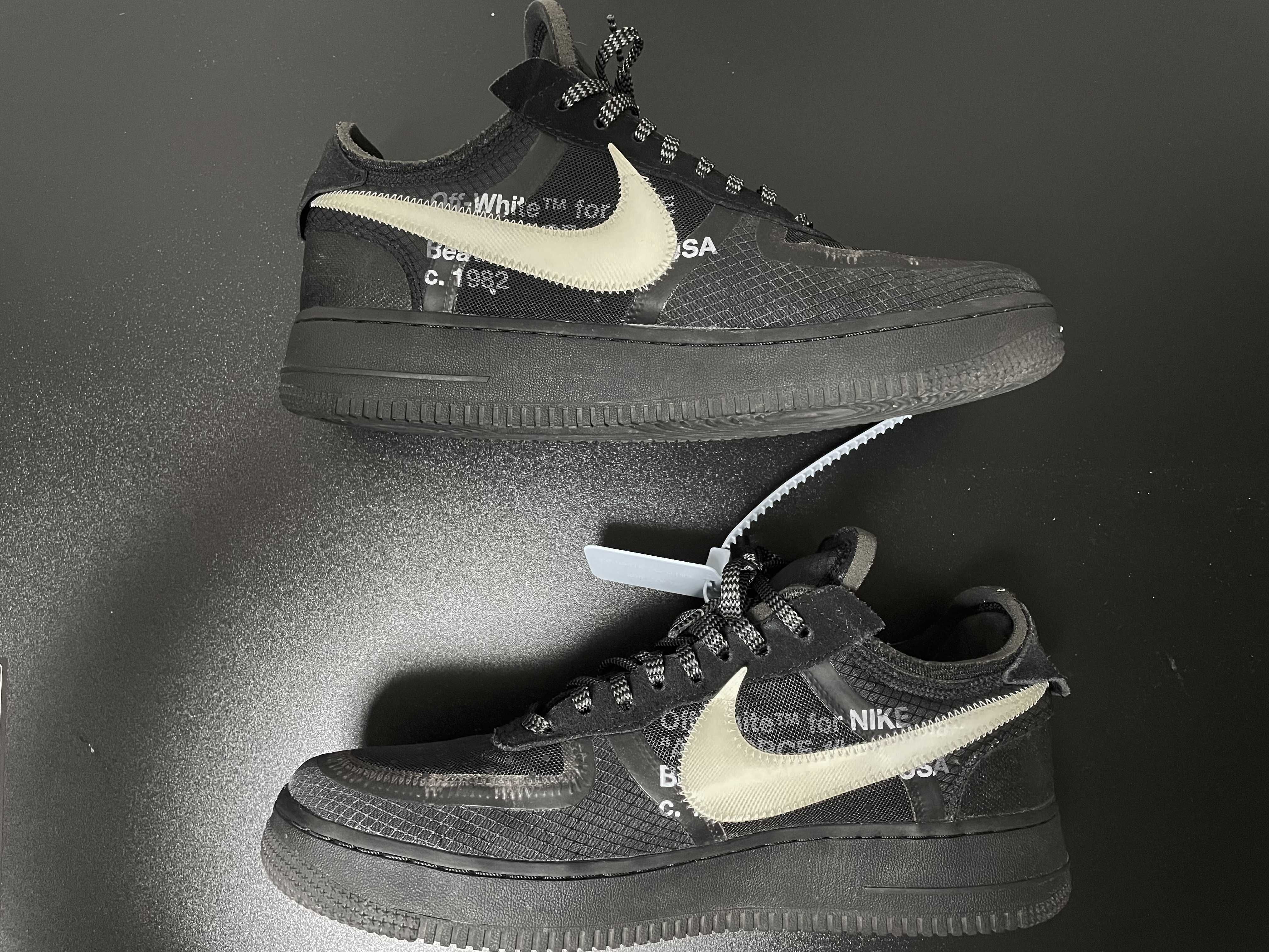 Off-White × Nike Air Force 1 Low "Black"