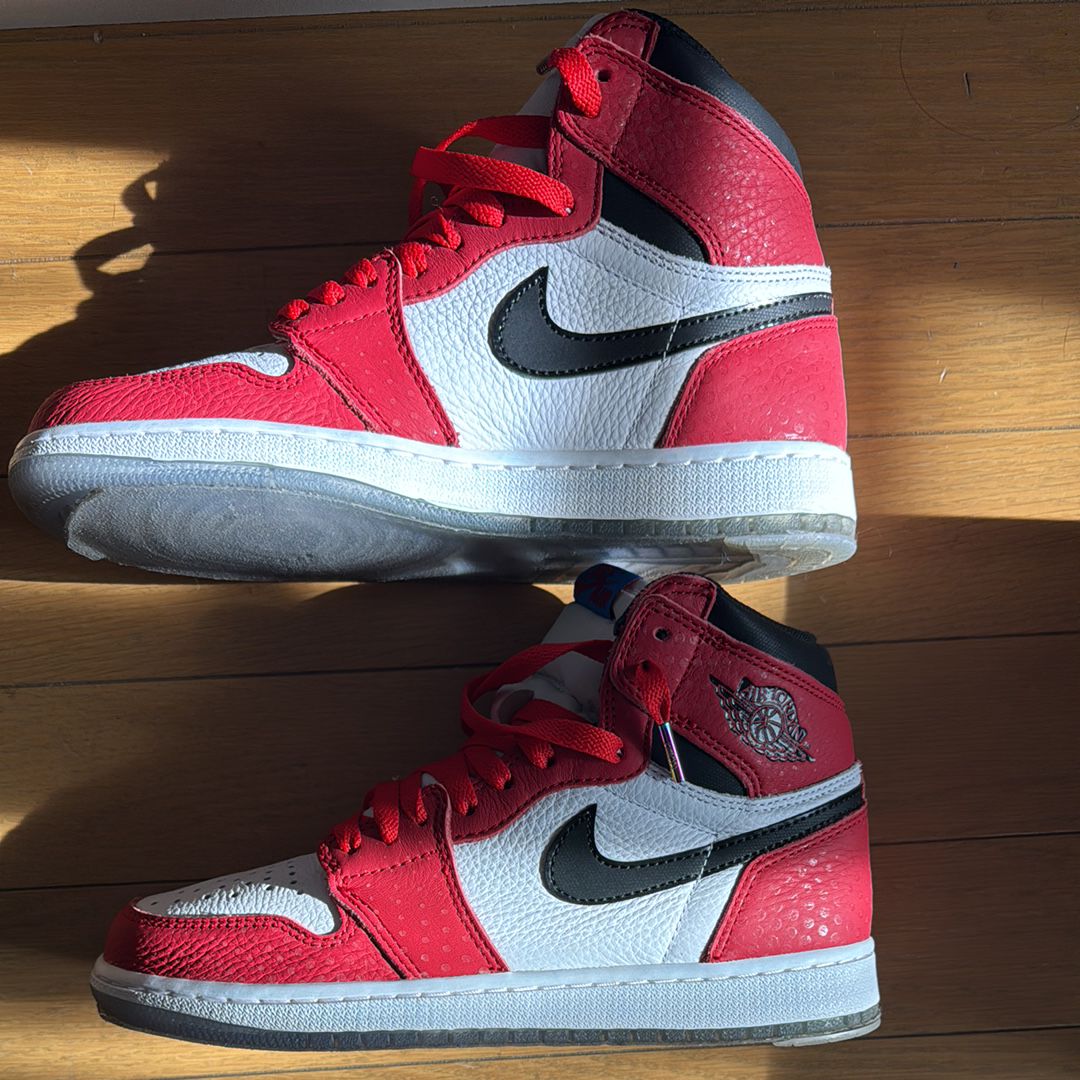 Spiderman × Nike Air Jordan 1 Origin Story "Gym Red/White/Photo Blue/Black"
