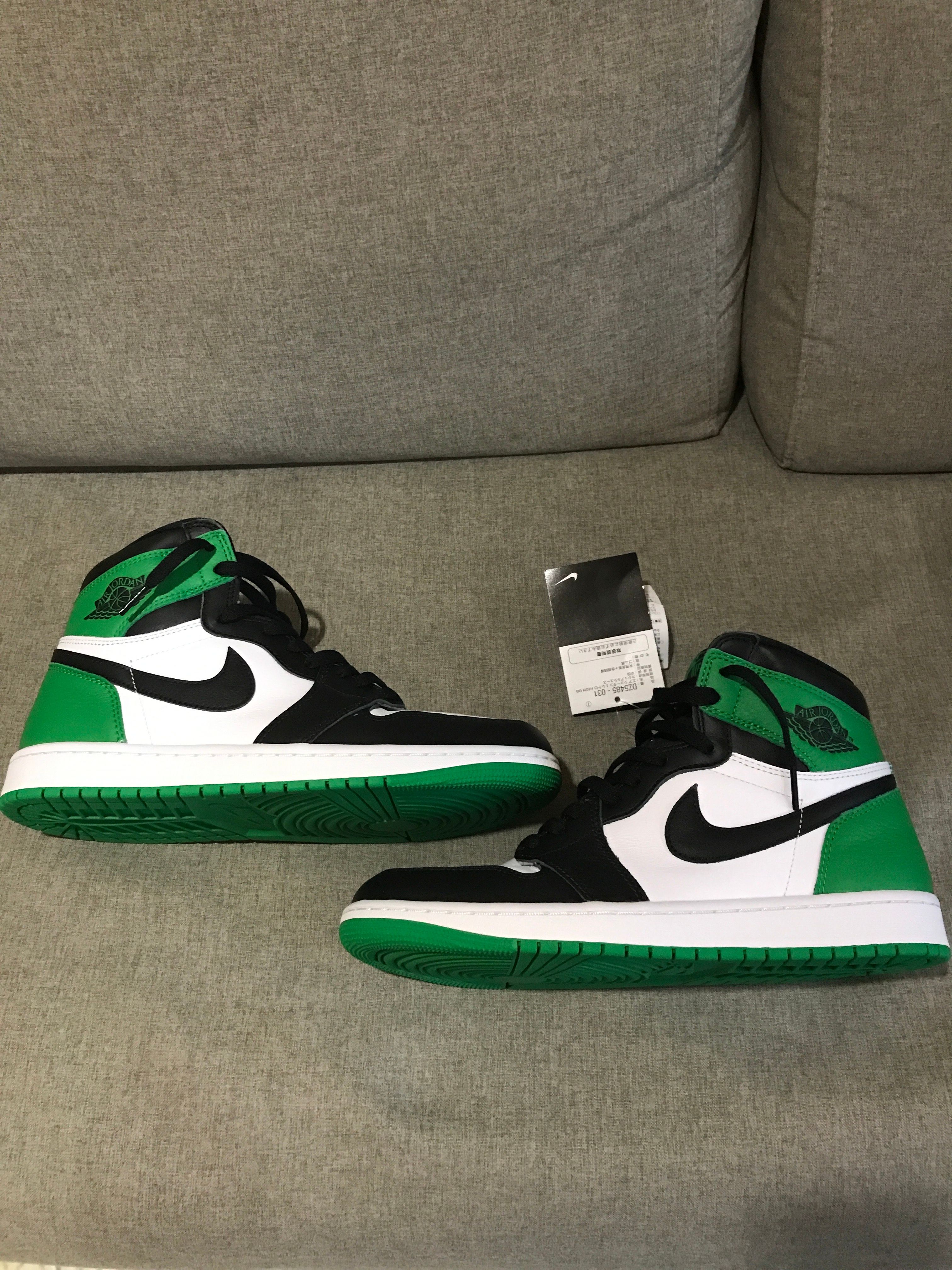 Nike Air Jordan 1 Retro High OG "Celtics/Black and Lucky Green" (2023)