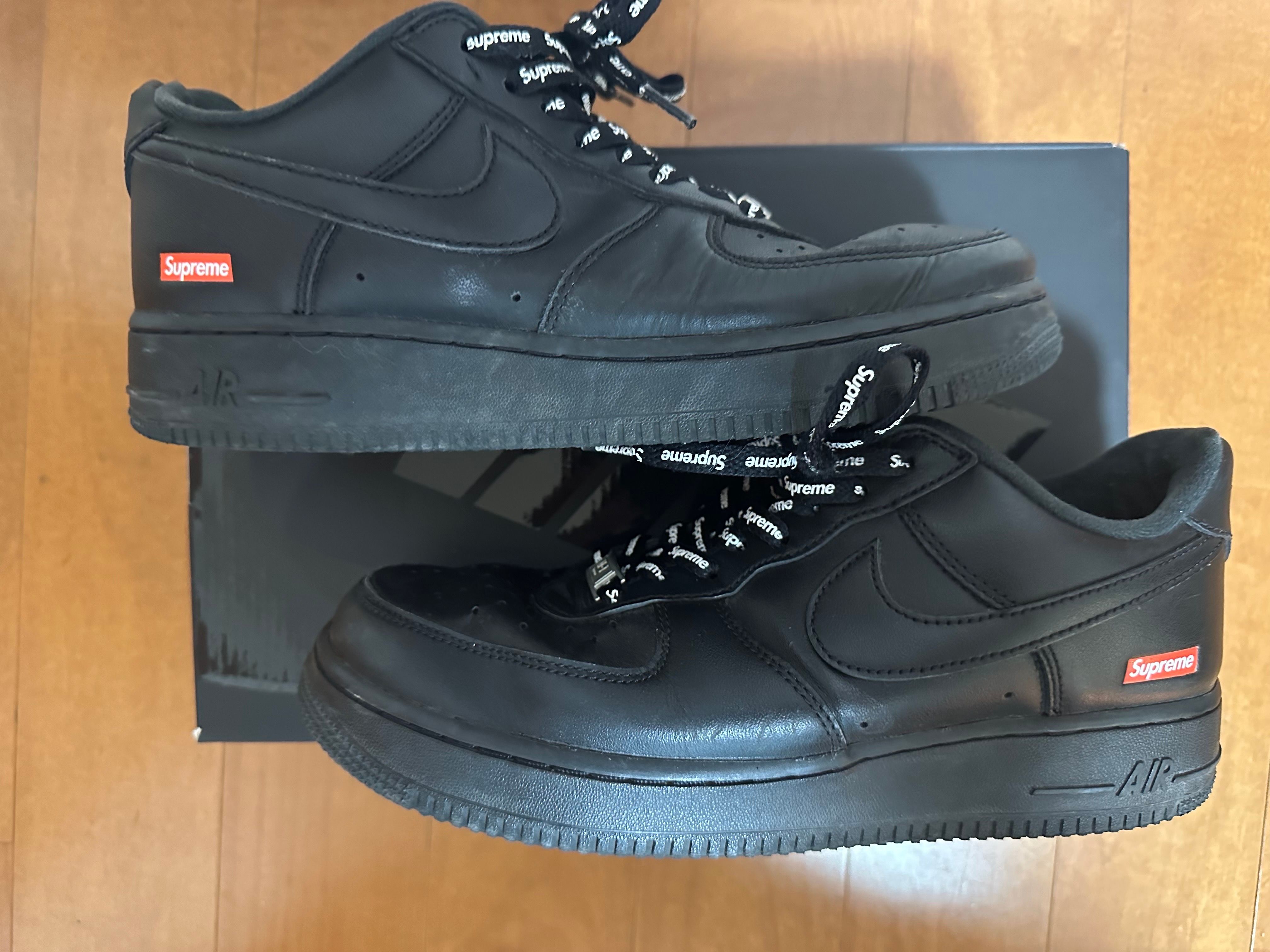 Supreme × Nike Air Force 1 Low "Black"