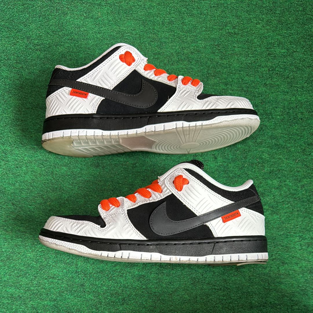 TIGHTBOOTH × Nike SB Dunk Low Pro QS "Black and White"