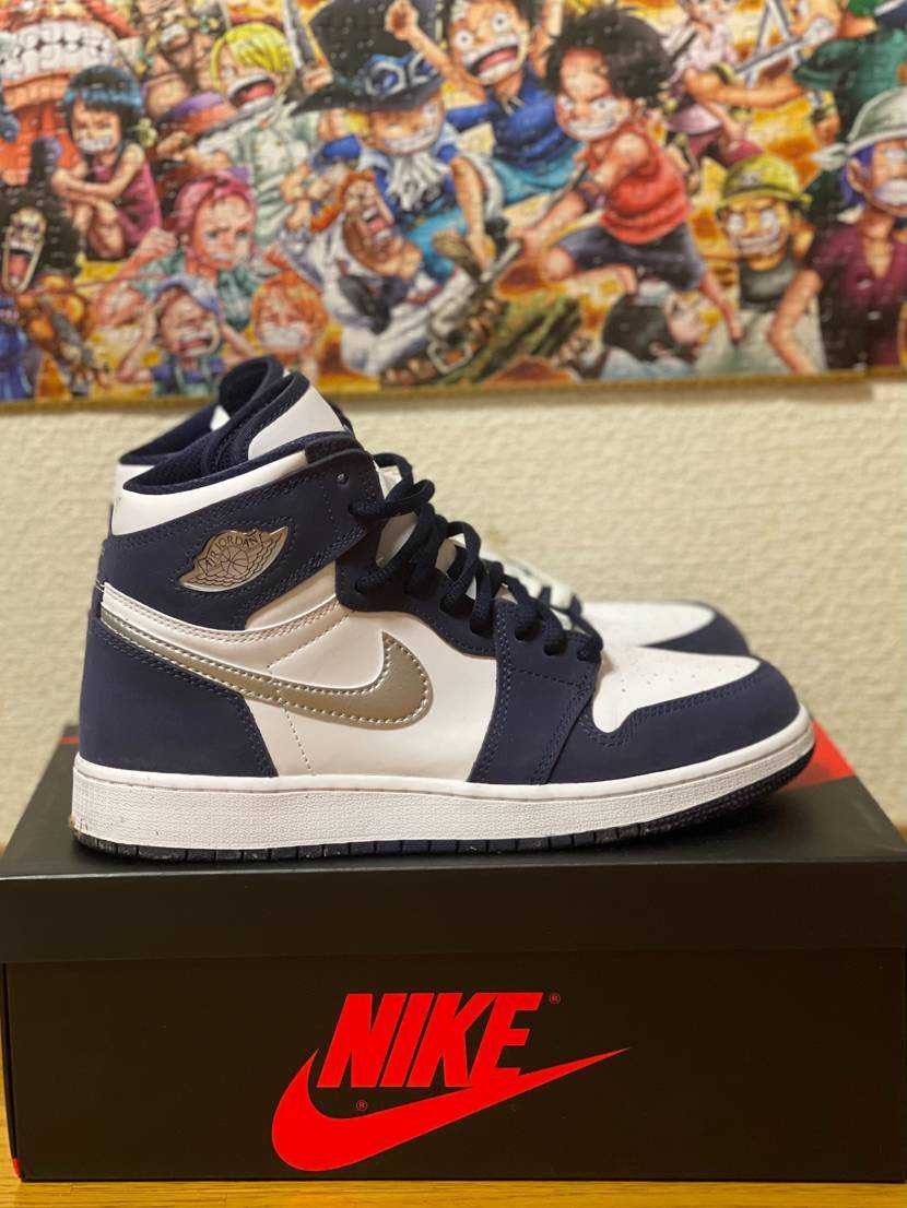 Nike GS Air Jordan 1 High OG CO.JP "Midnight Navy" (2020)(ブリーフケースなし)
