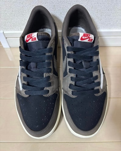 Travis Scott × Nike Air Jordan 1 Low OG SP-T "Black/Dark Mocha"