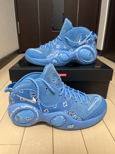 Supreme × Nike Air Zoom Flight 95 SP "University Blue/White"