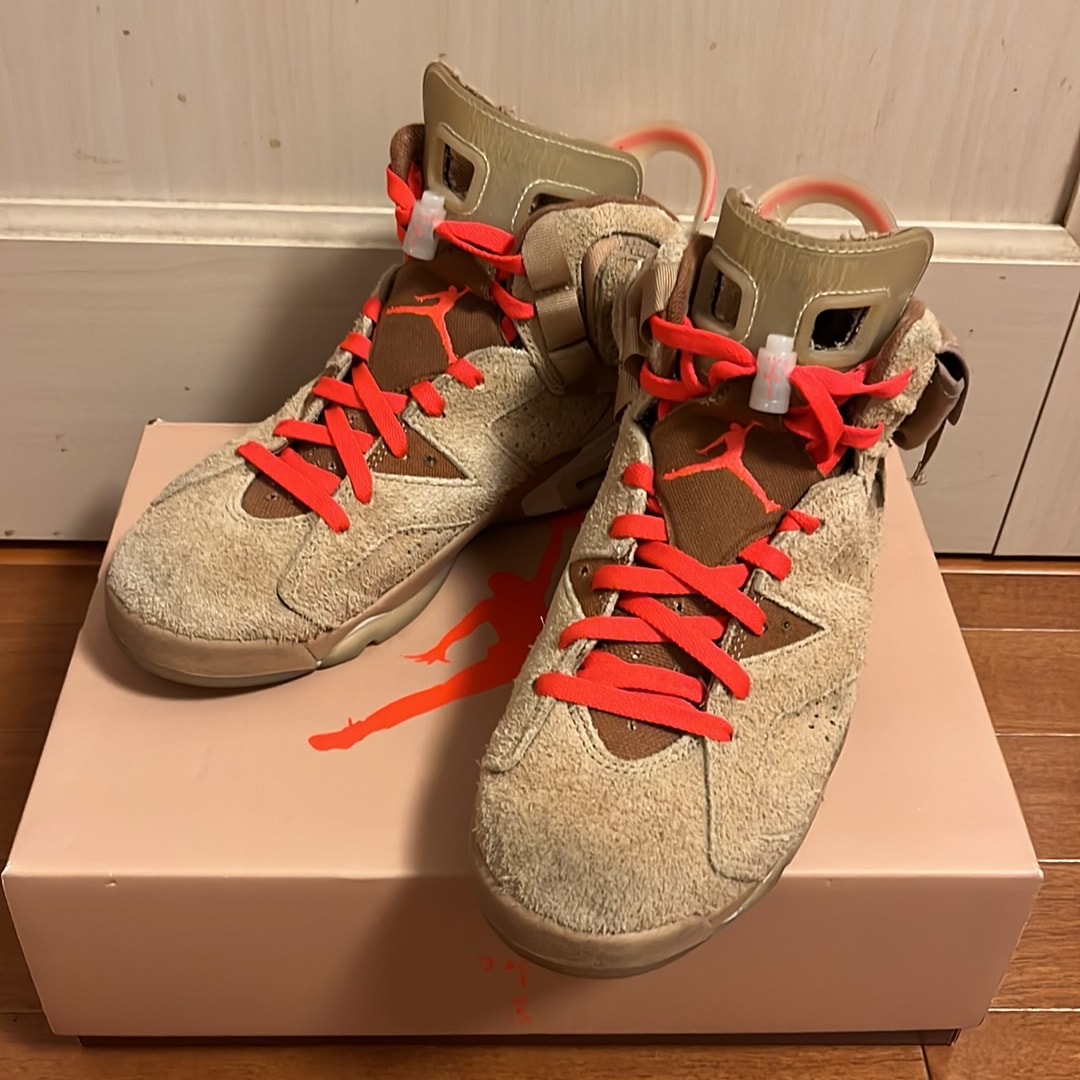 Travis Scott × Nike Air Jordan 6 "British Khaki"