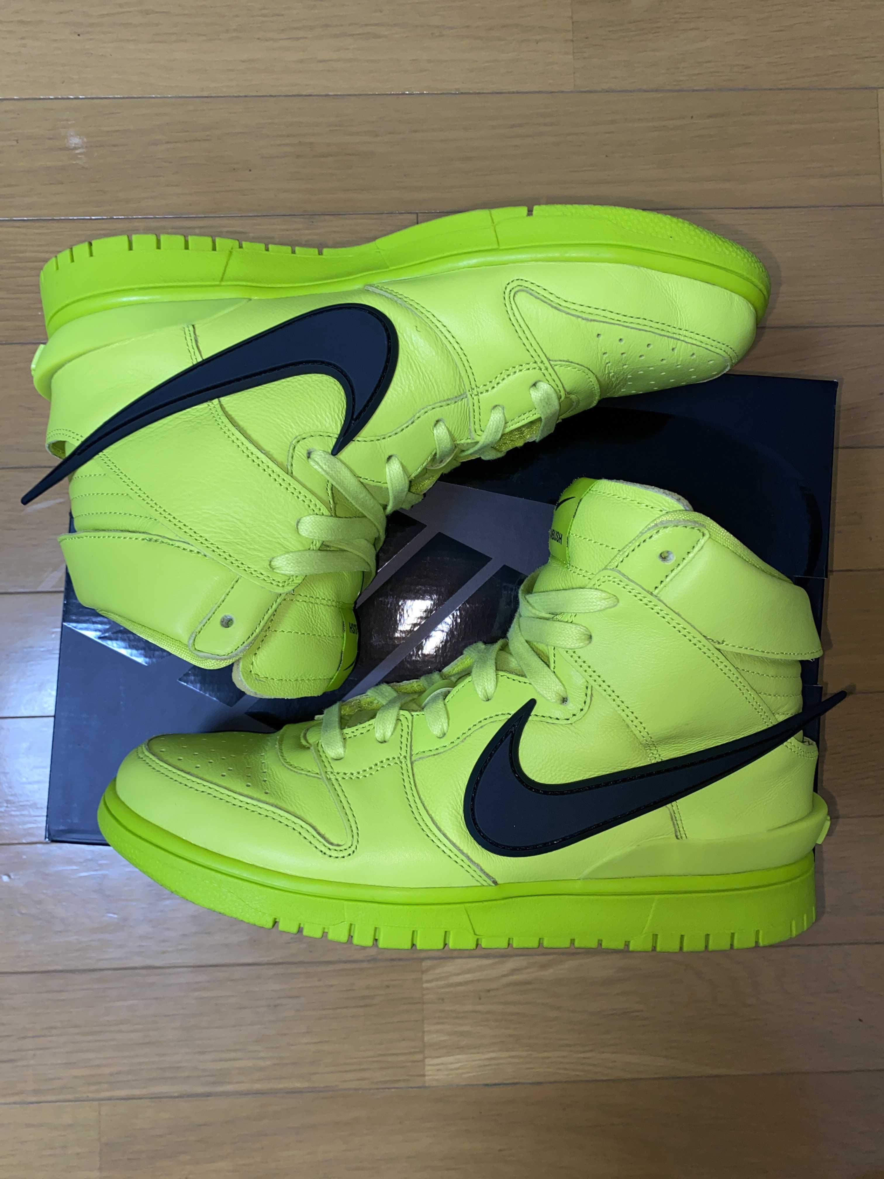 AMBUSH × NIKE DUNK HIGH "FLASH LIME"