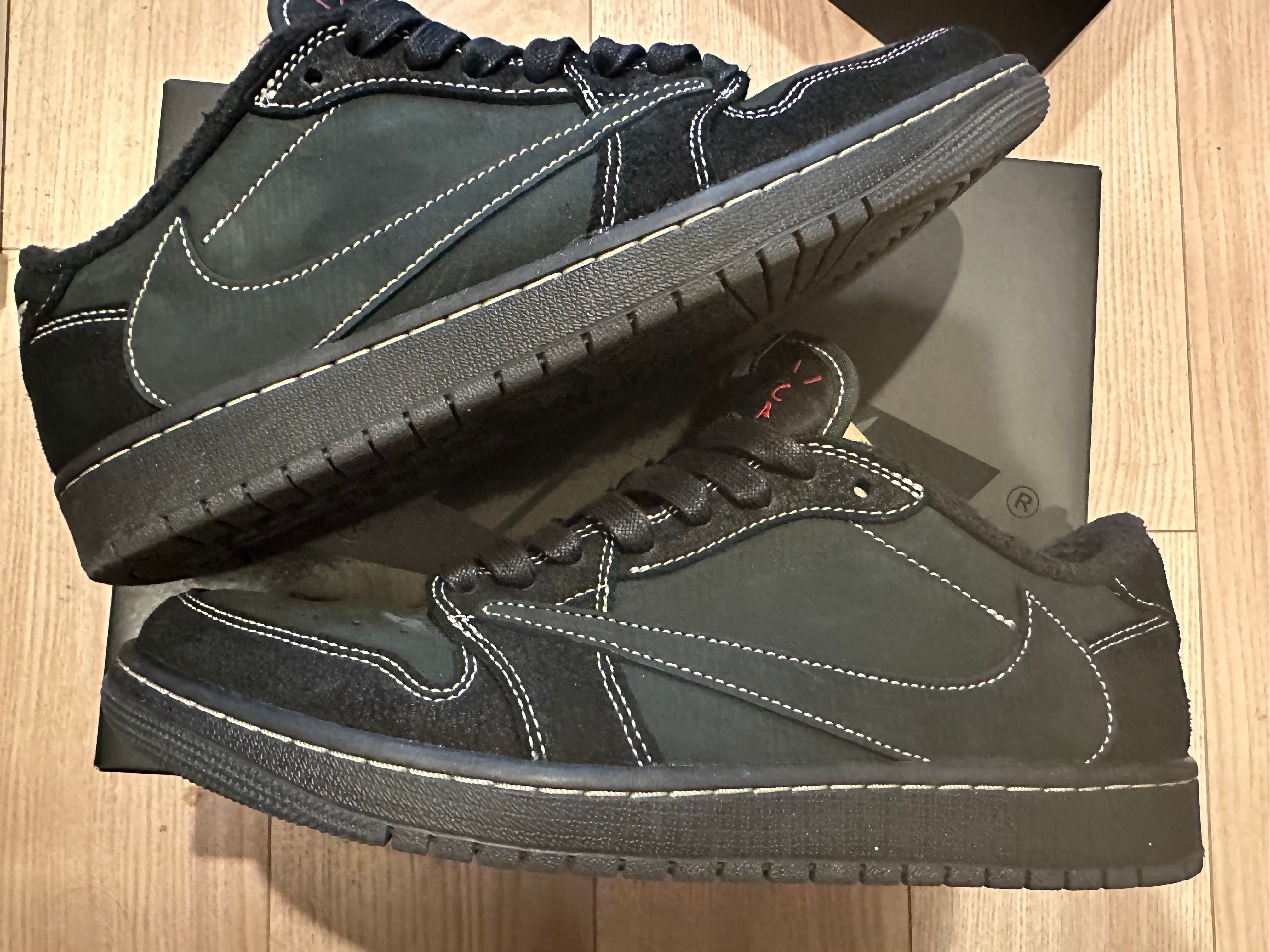 Travis Scott × Nike Air Jordan 1 Low OG SP "Black Phantom"
