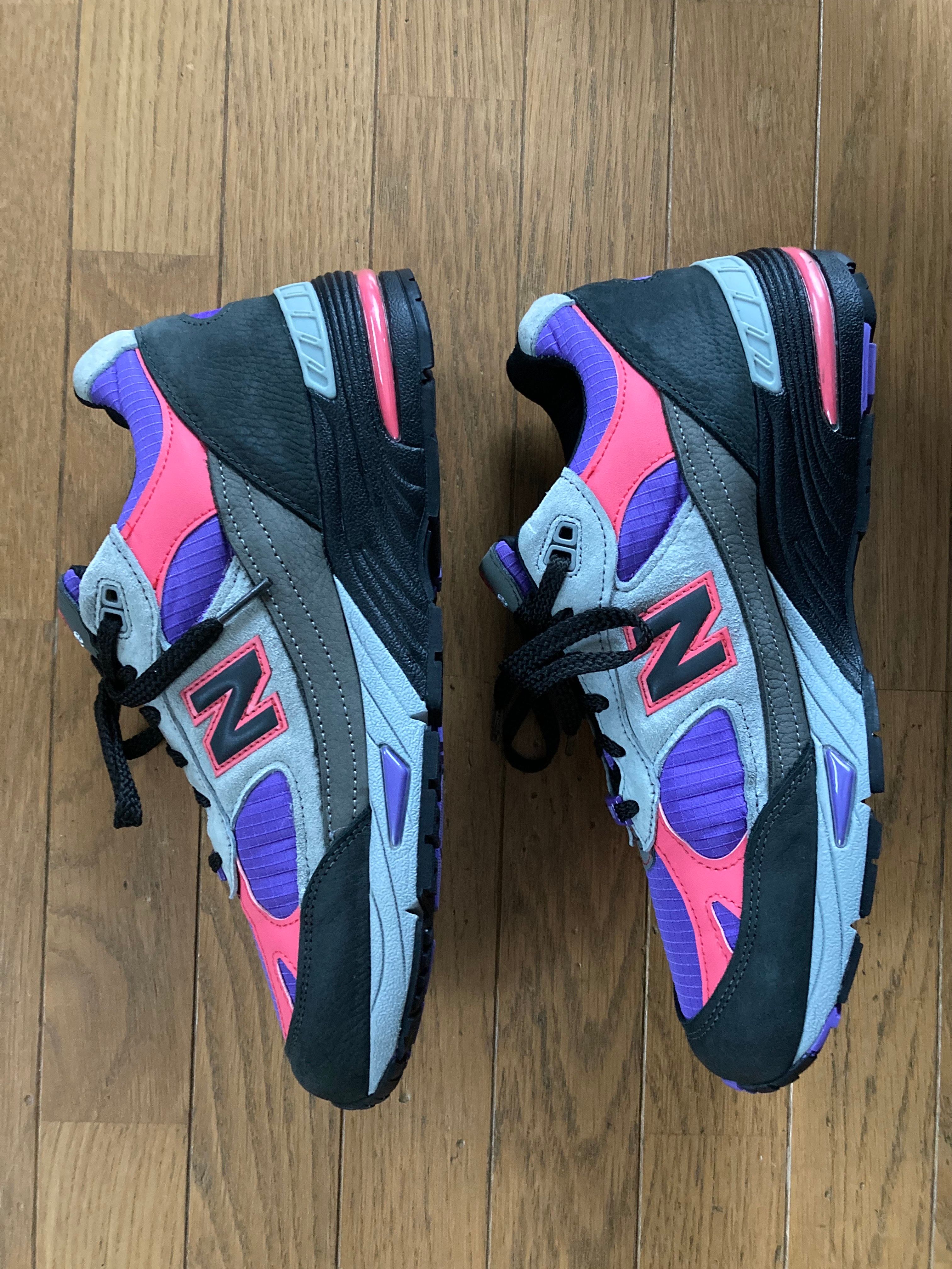 Palace × New Balance 991 "Black/Purple"