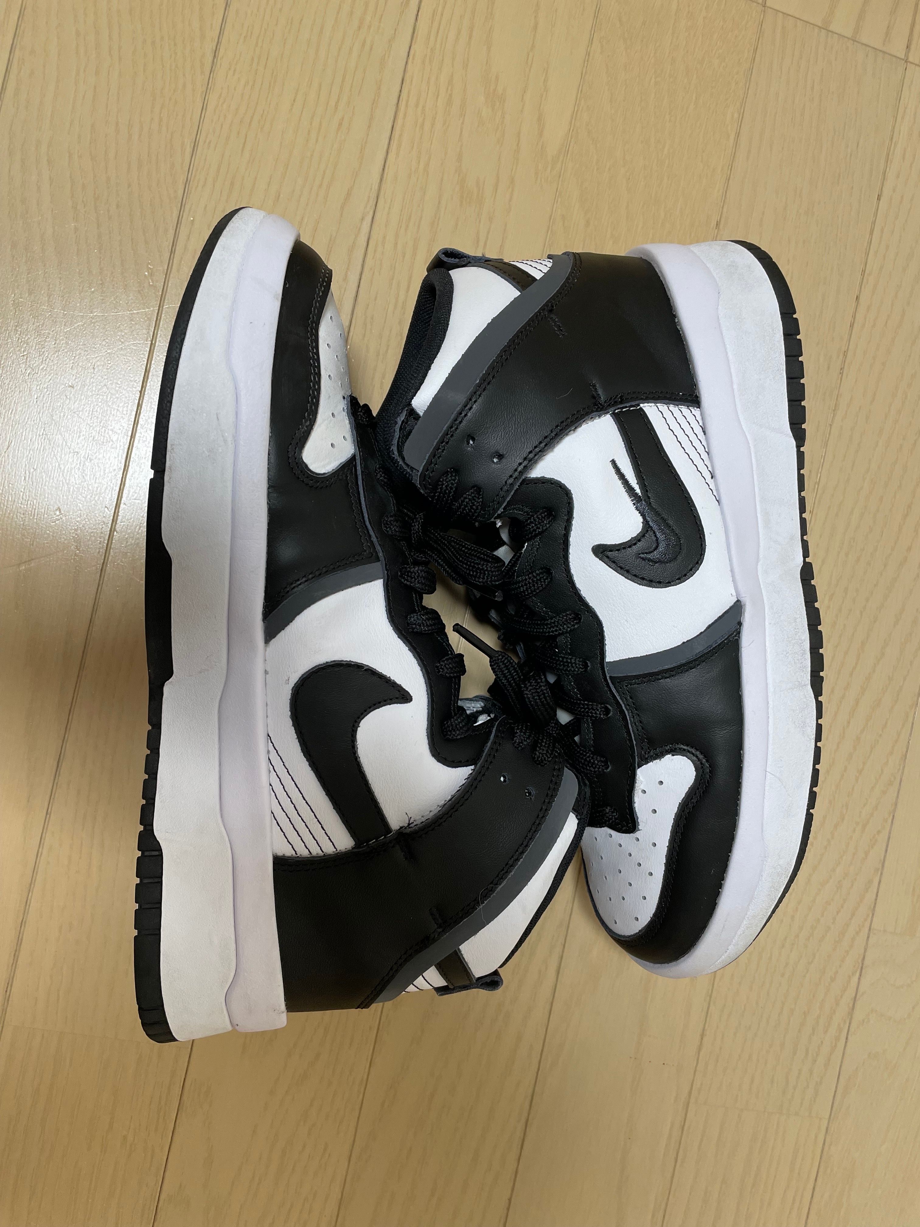 NIKE Women's DUNK HIGH UP "WHITE/BLACK"