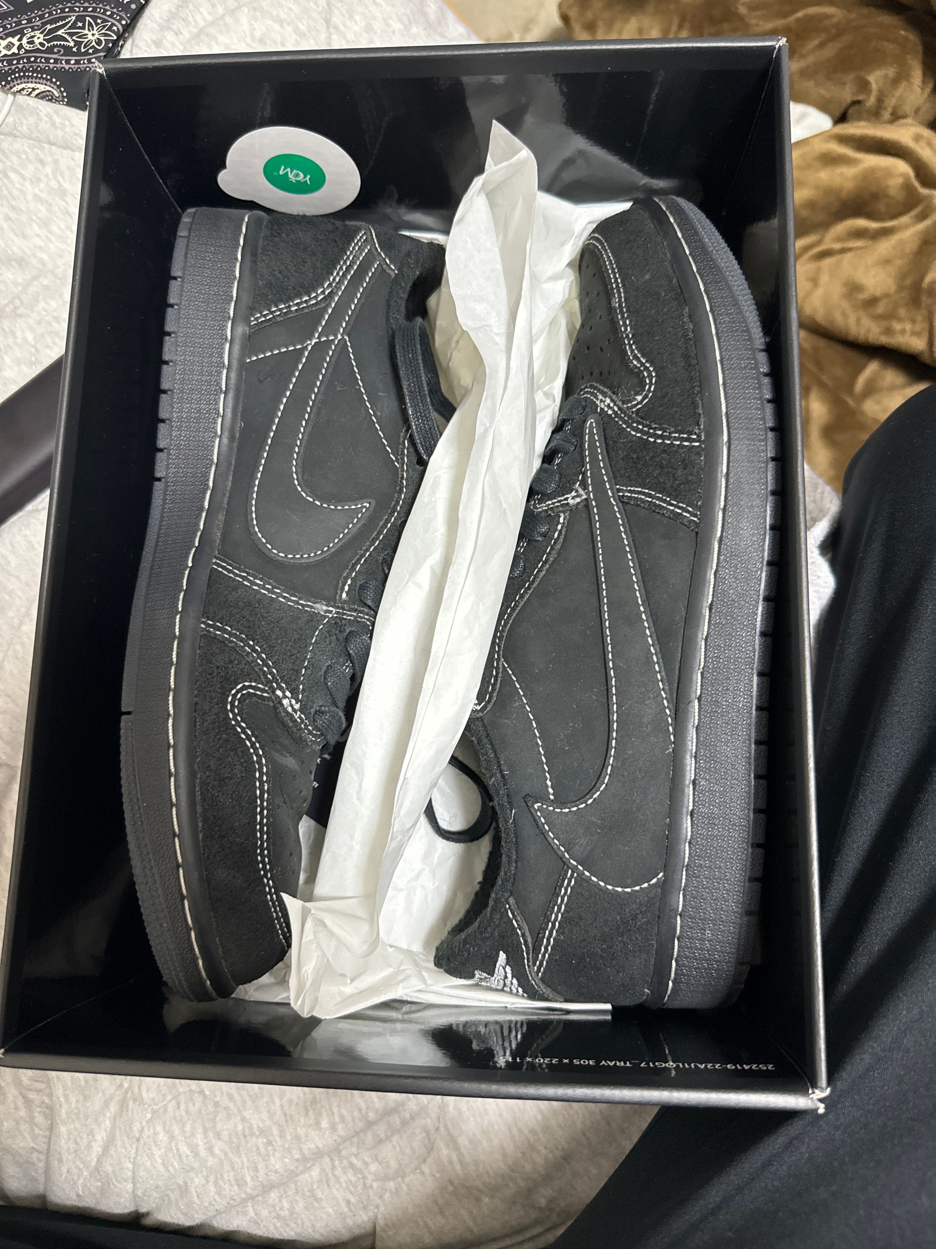 Travis Scott × Nike Air Jordan 1 Low OG SP "Black Phantom"