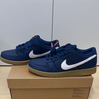 Nike SB Dunk Low Pro ISO Orange Label "Navy Gum"