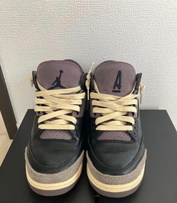 A Ma Maniere × Nike Women's Air Jordan 3 Retro OG SP "Black and Flat Pewter/WYWS"