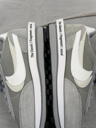 fragment design × sacai × Nike LD Waffle "Light Smoke Grey"