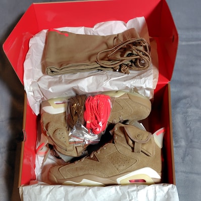 Travis Scott × Nike Air Jordan 6 "British Khaki"