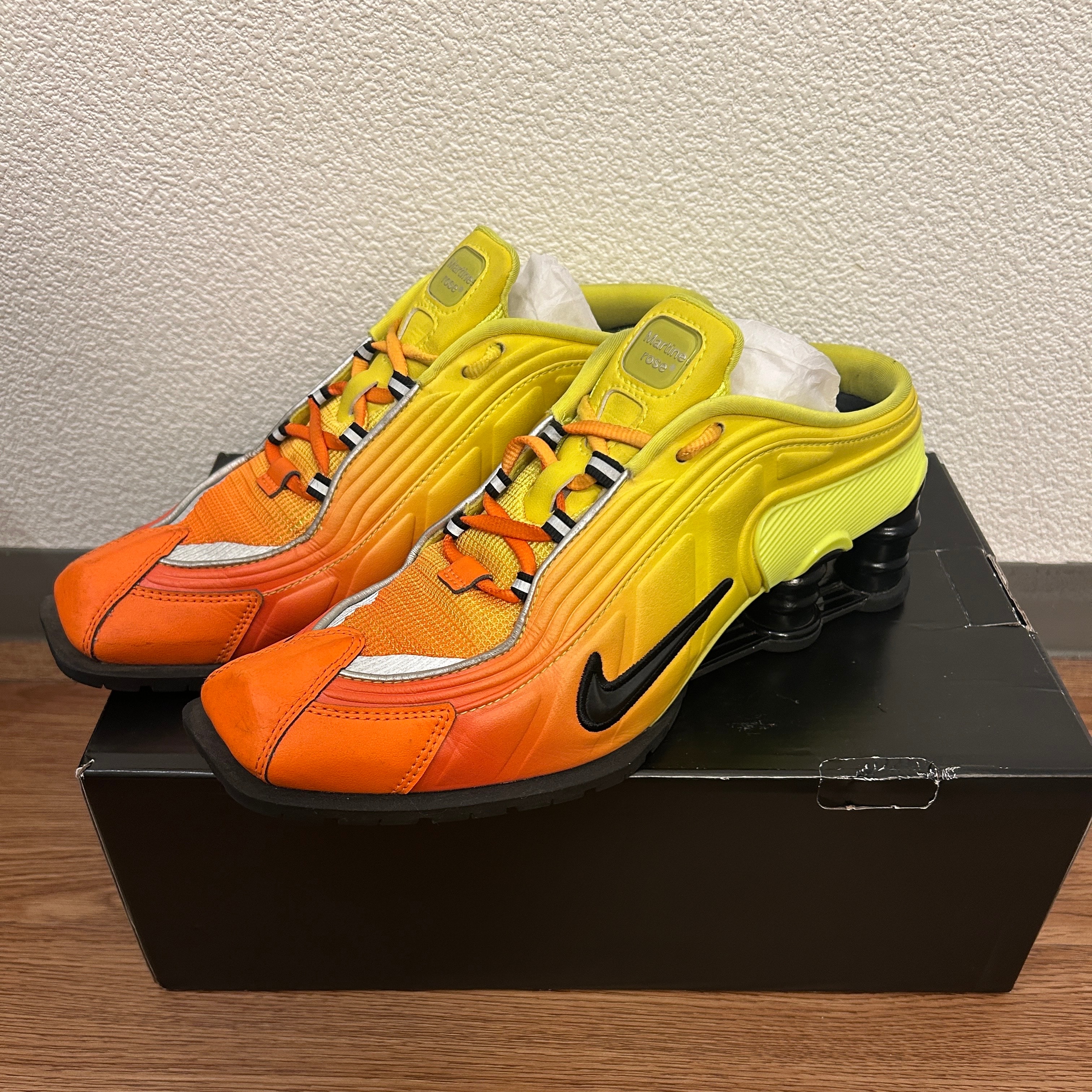 Martine Rose × Nike Women's Shox MR4 "Safety Orange"