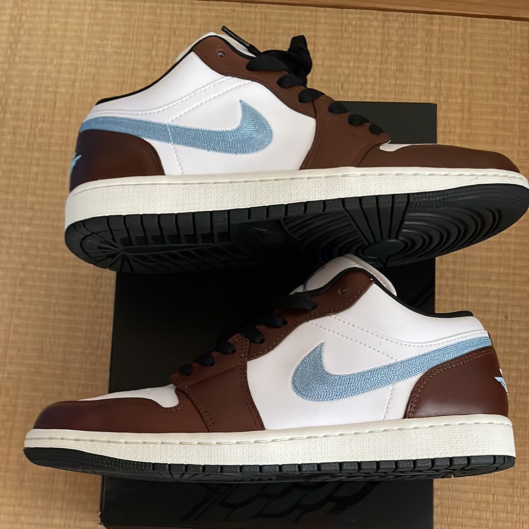 Nike Air Jordan 1 Low SE "White/Black/Sail/Blue Grey"