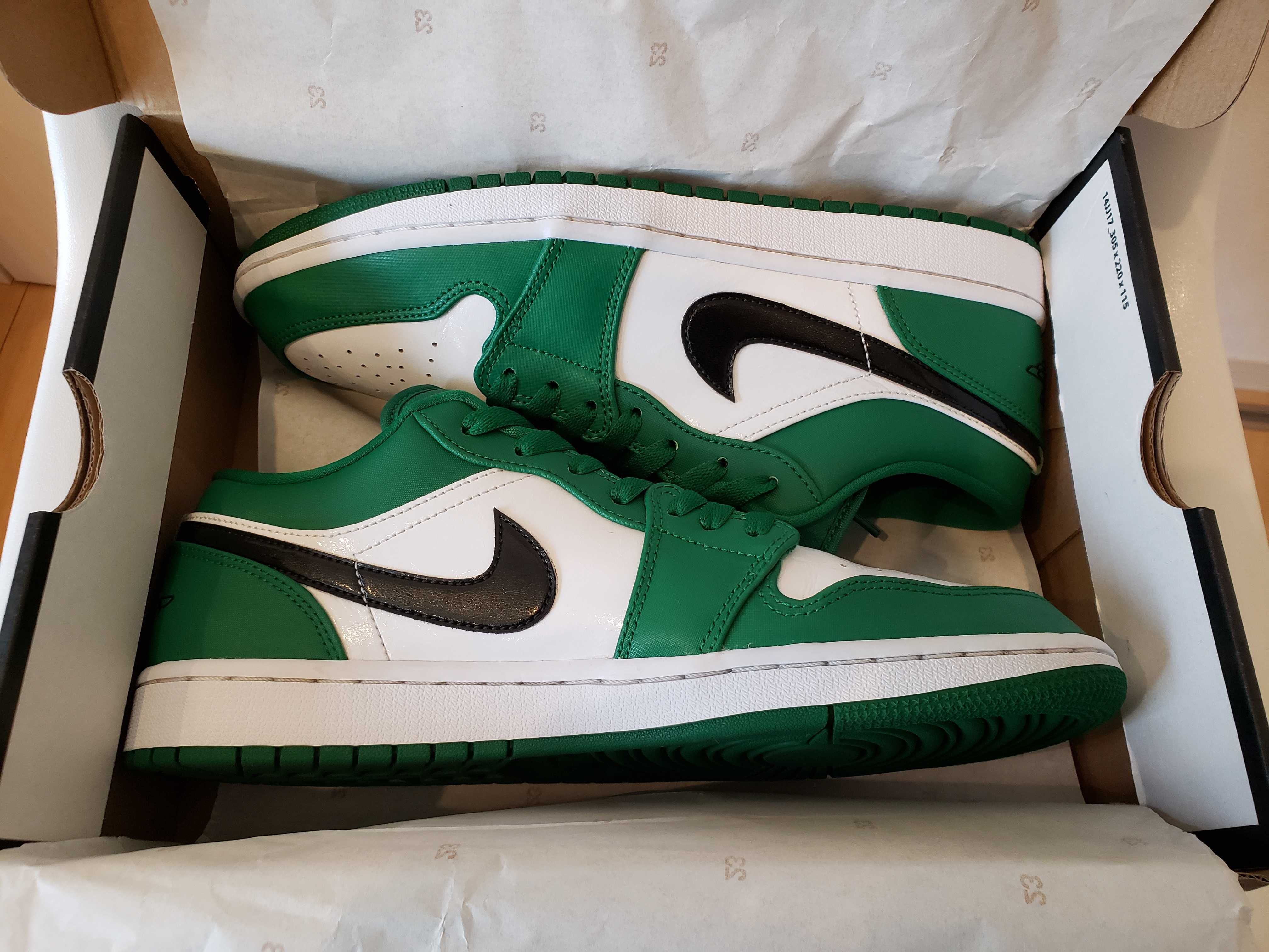 Nike Air Jordan 1 Low "Pine Green/White"