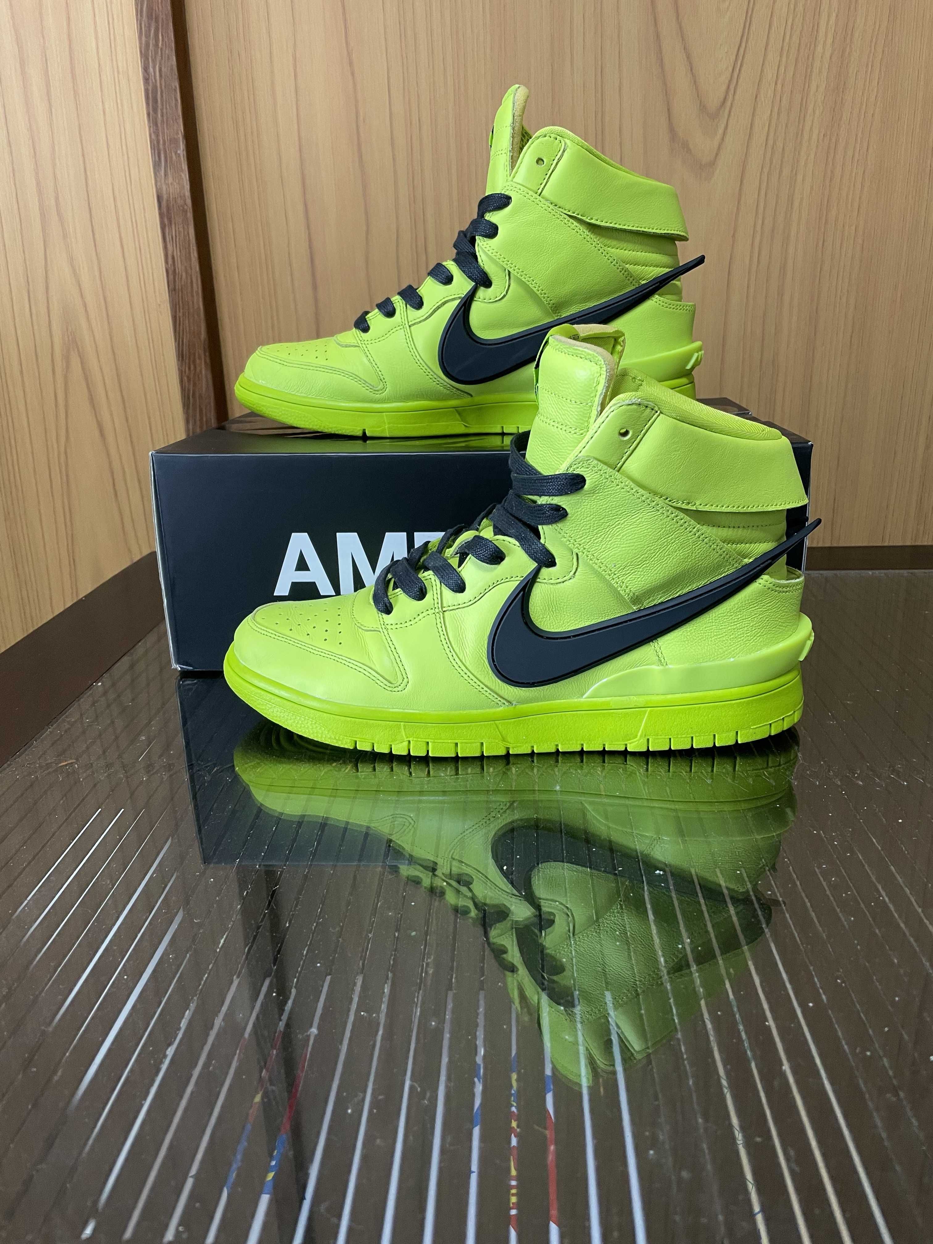 AMBUSH × NIKE DUNK HIGH "FLASH LIME"