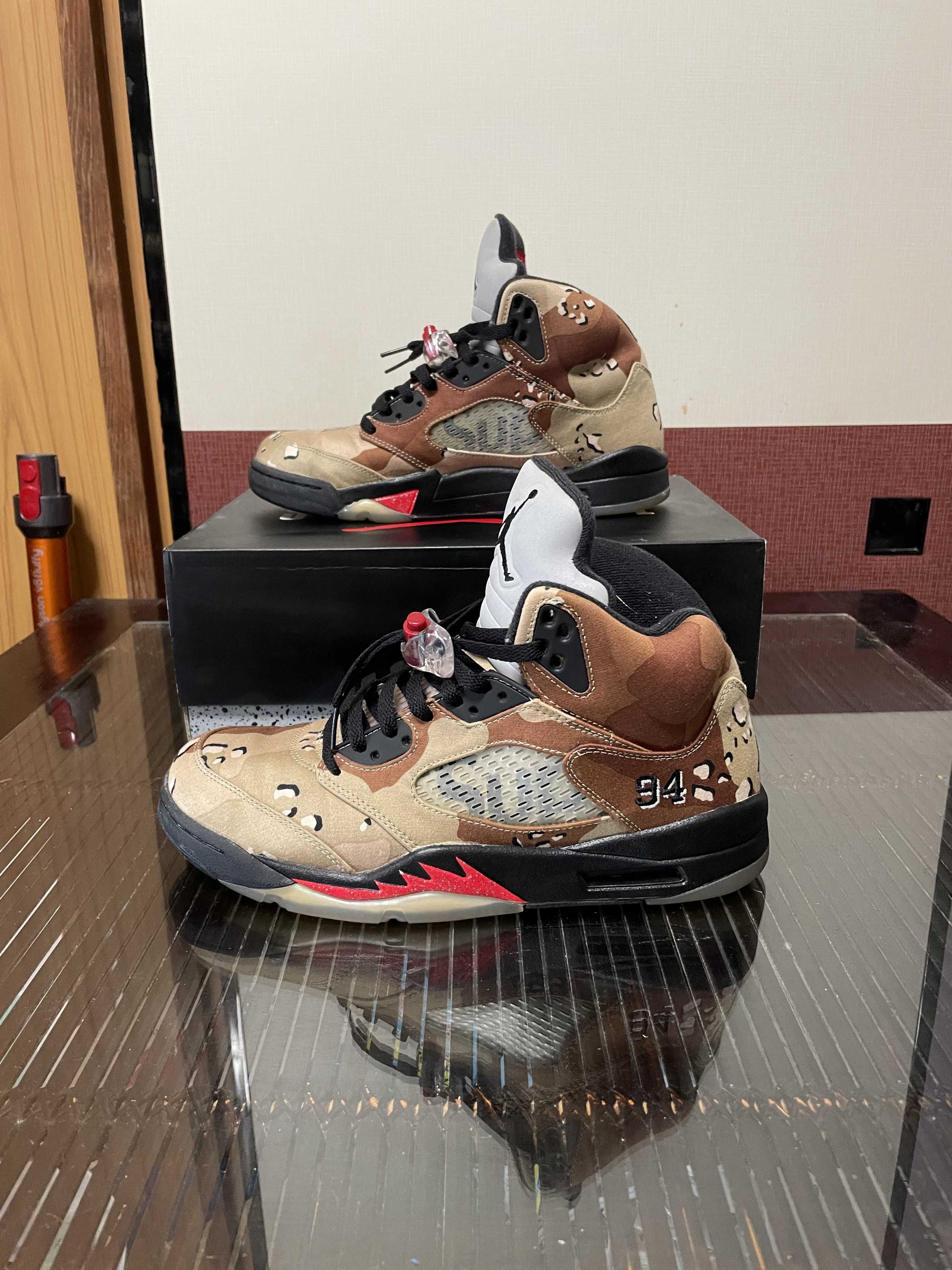 Supreme × Nike Air Jordan 5 Retro "Desert Camo"