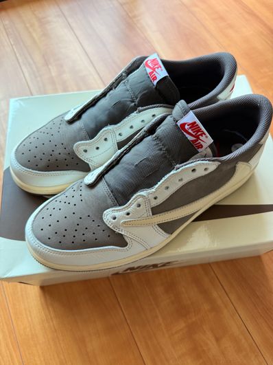 Travis Scott × Nike Air Jordan 1 Low OG SP "Reverse Mocha/Sail and Ridgerock"