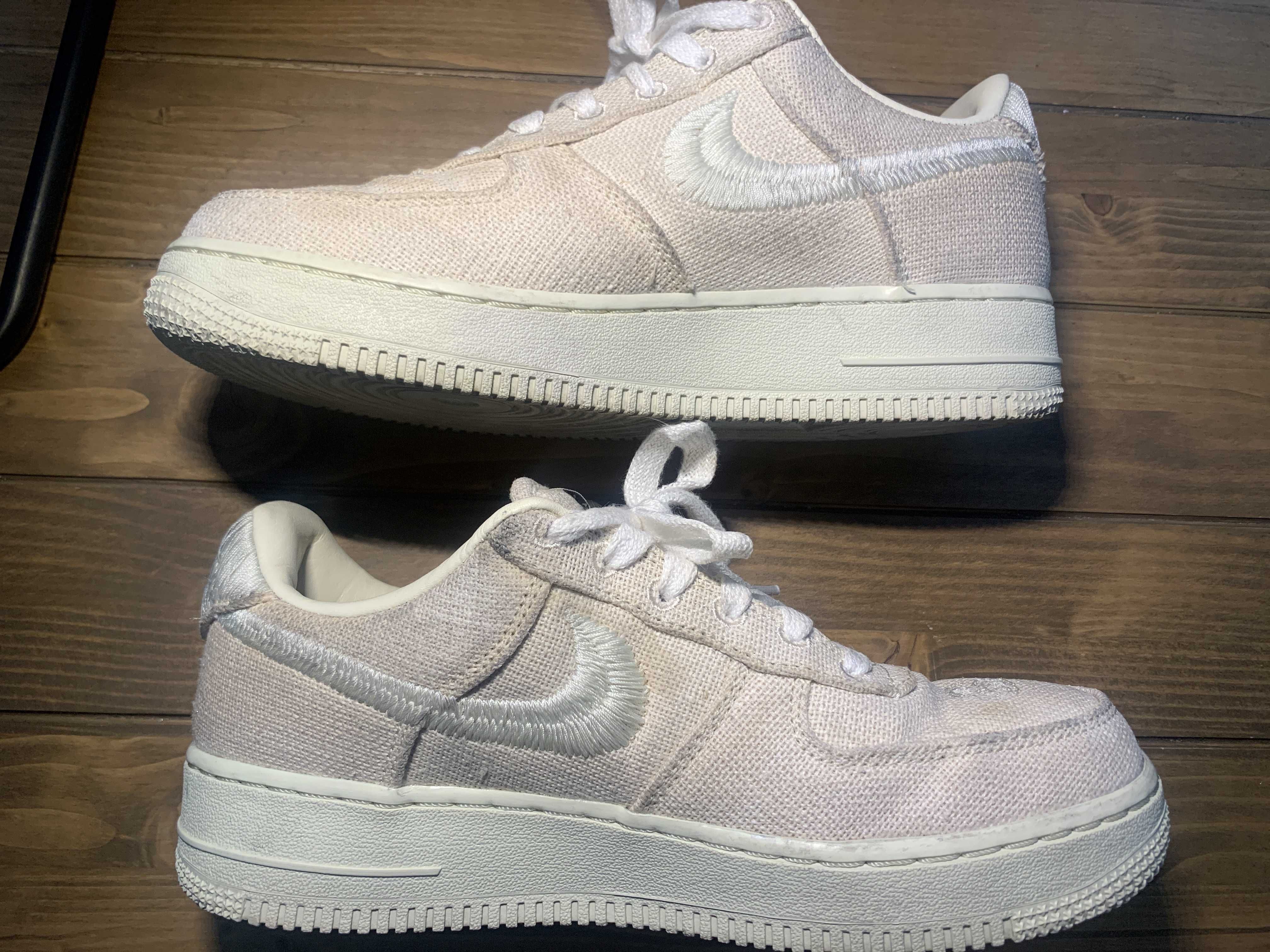 Stussy × Nike Air Force 1 Low "Fossil Stone"