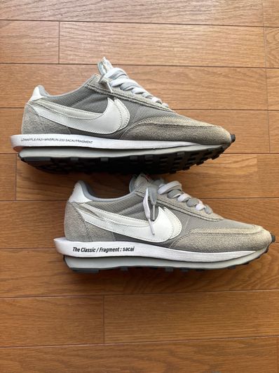 Fragment × sacai × Nike LD Waffle "Light Smoke Grey"