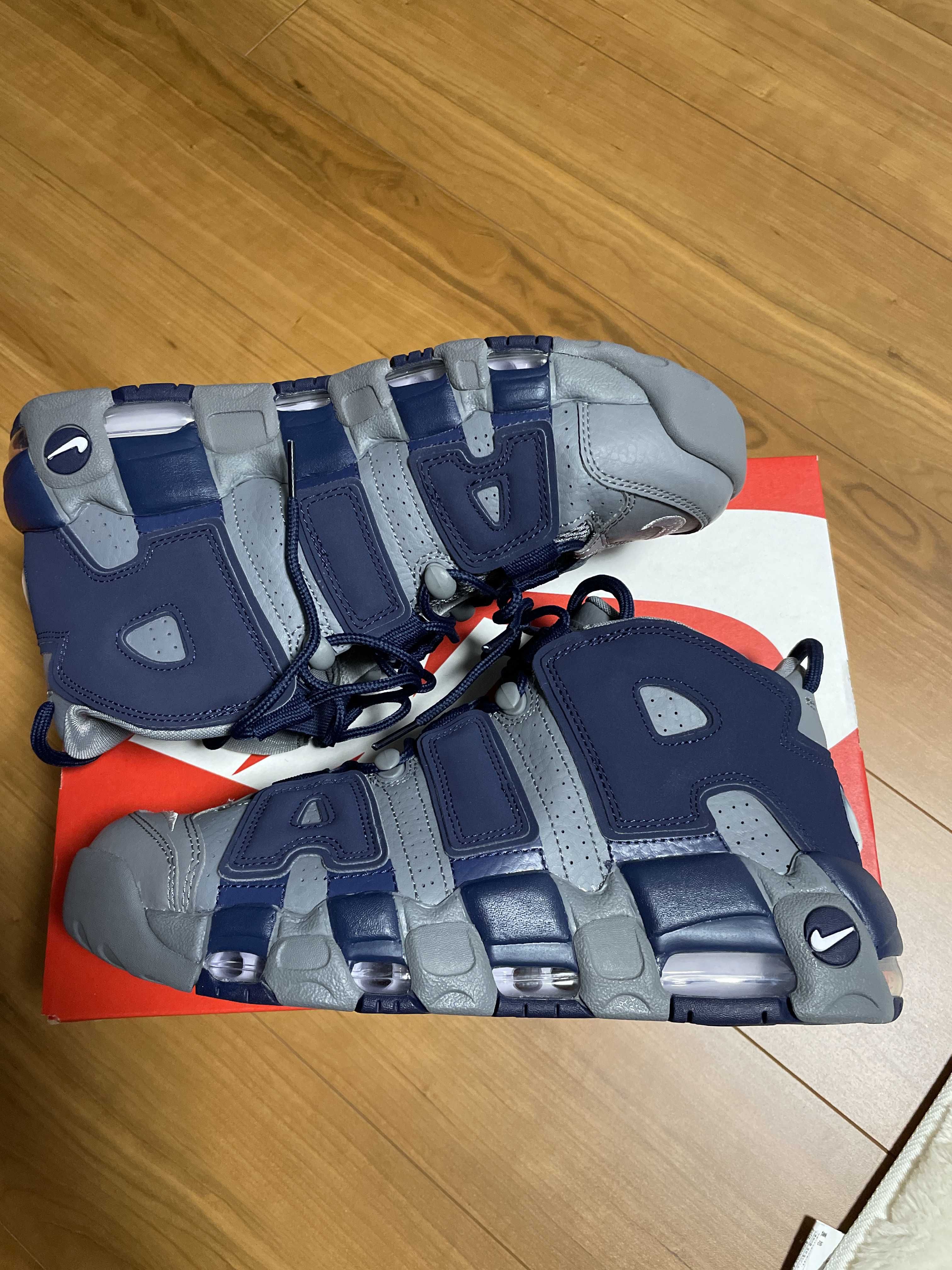Nike Air More Uptempo '96 "Cool Grey/White/Midnight Navy"