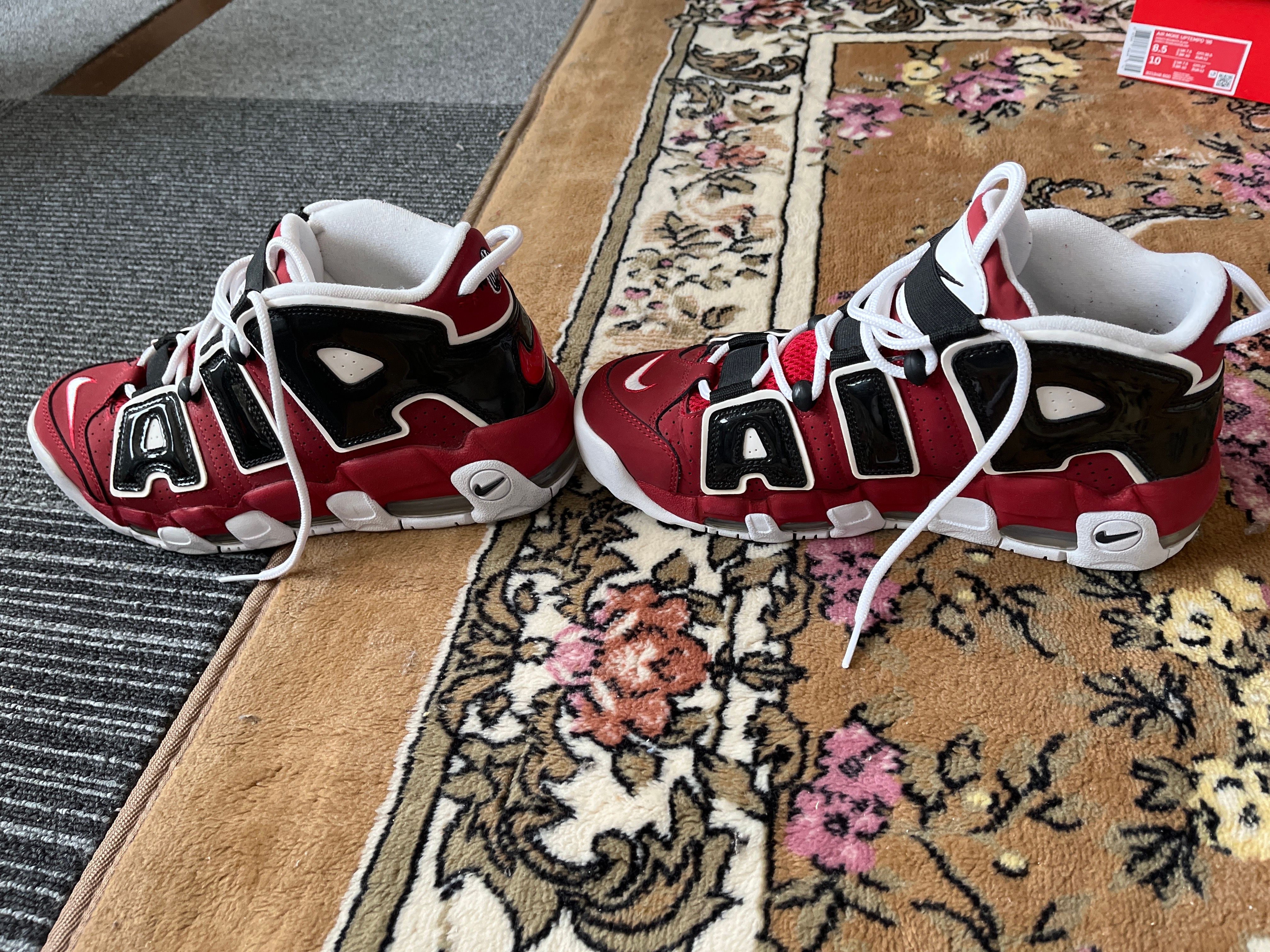 Nike Air More Uptempo ’96 "Black and Varsity Red" (2021) 