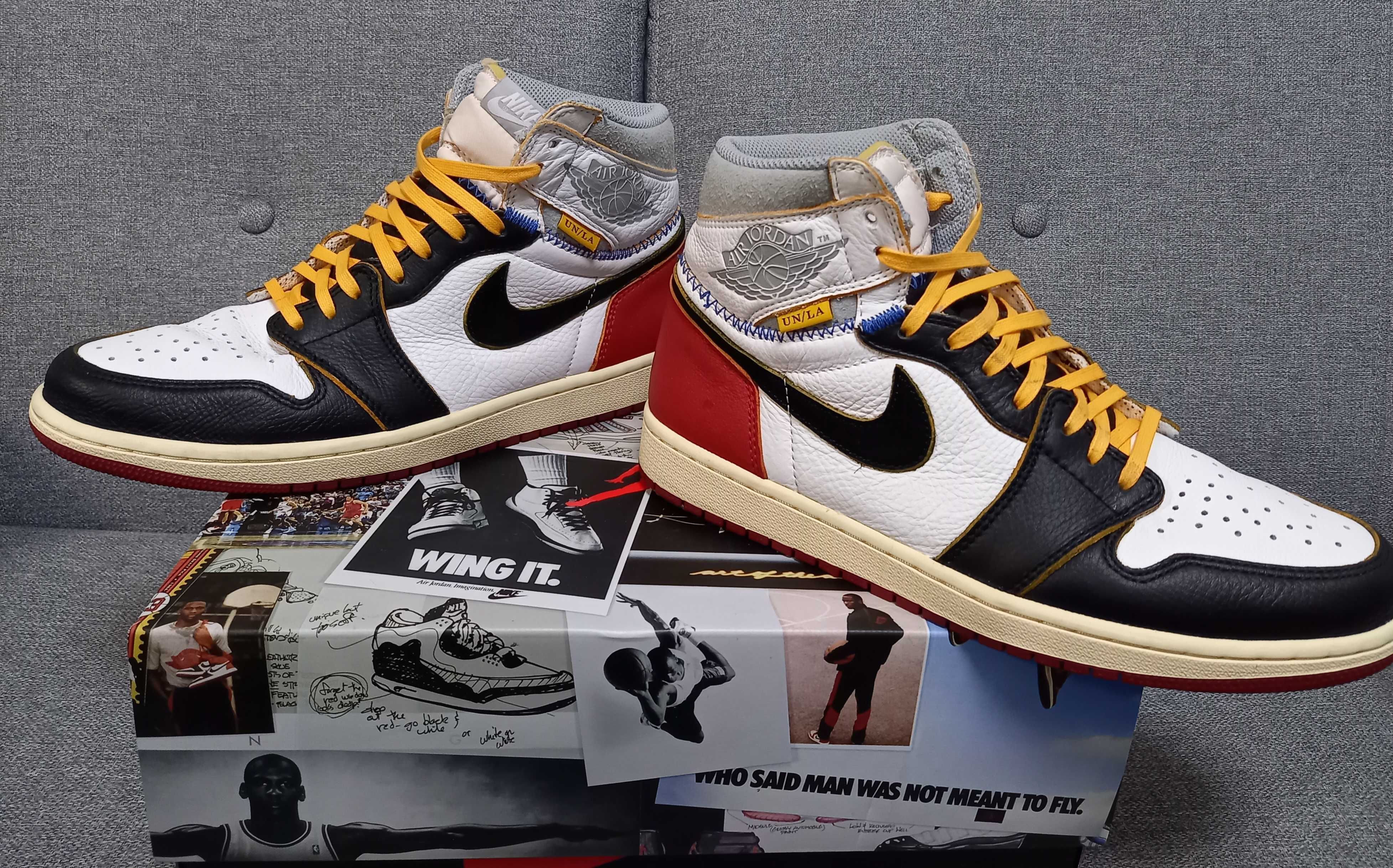 UNION × Nike Air Jordan 1 Retro High OG NRG "Varsity Red/Wolf Grey"