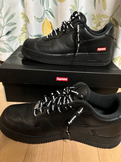 Supreme × Nike Air Force 1 Low "Black"