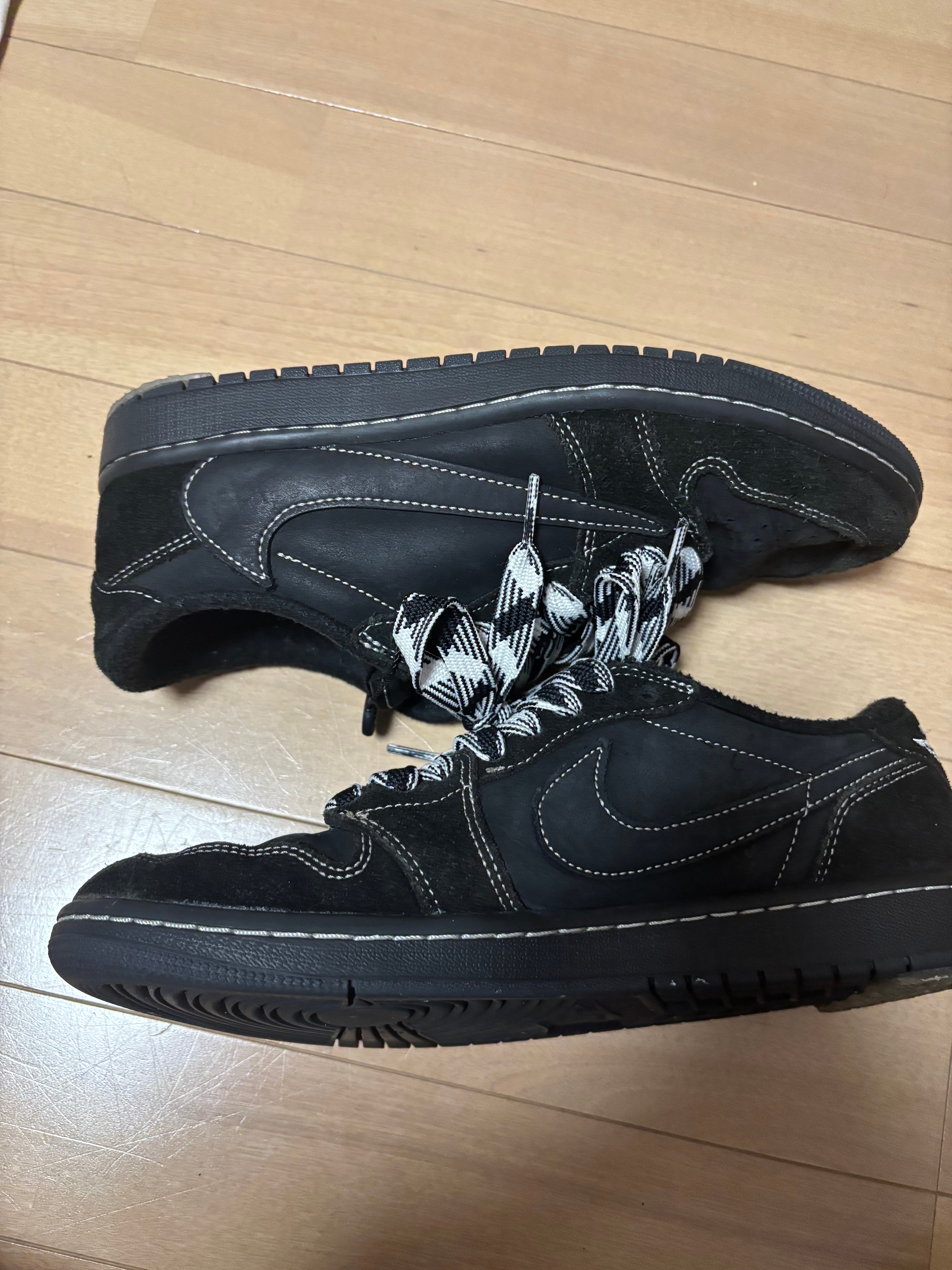 Travis Scott × Nike Air Jordan 1 Low OG SP "Black Phantom"