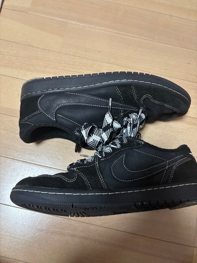 Travis Scott × Nike Air Jordan 1 Low OG SP "Black Phantom"