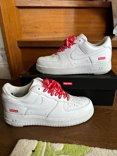 Supreme × Nike Air Force 1 Low "White"