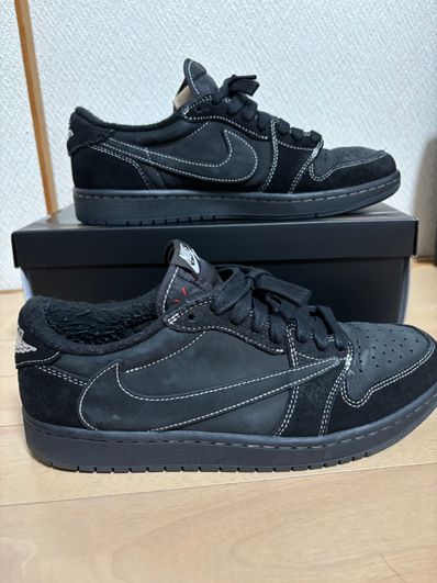 Travis Scott × Nike Air Jordan 1 Low OG SP "Black Phantom"