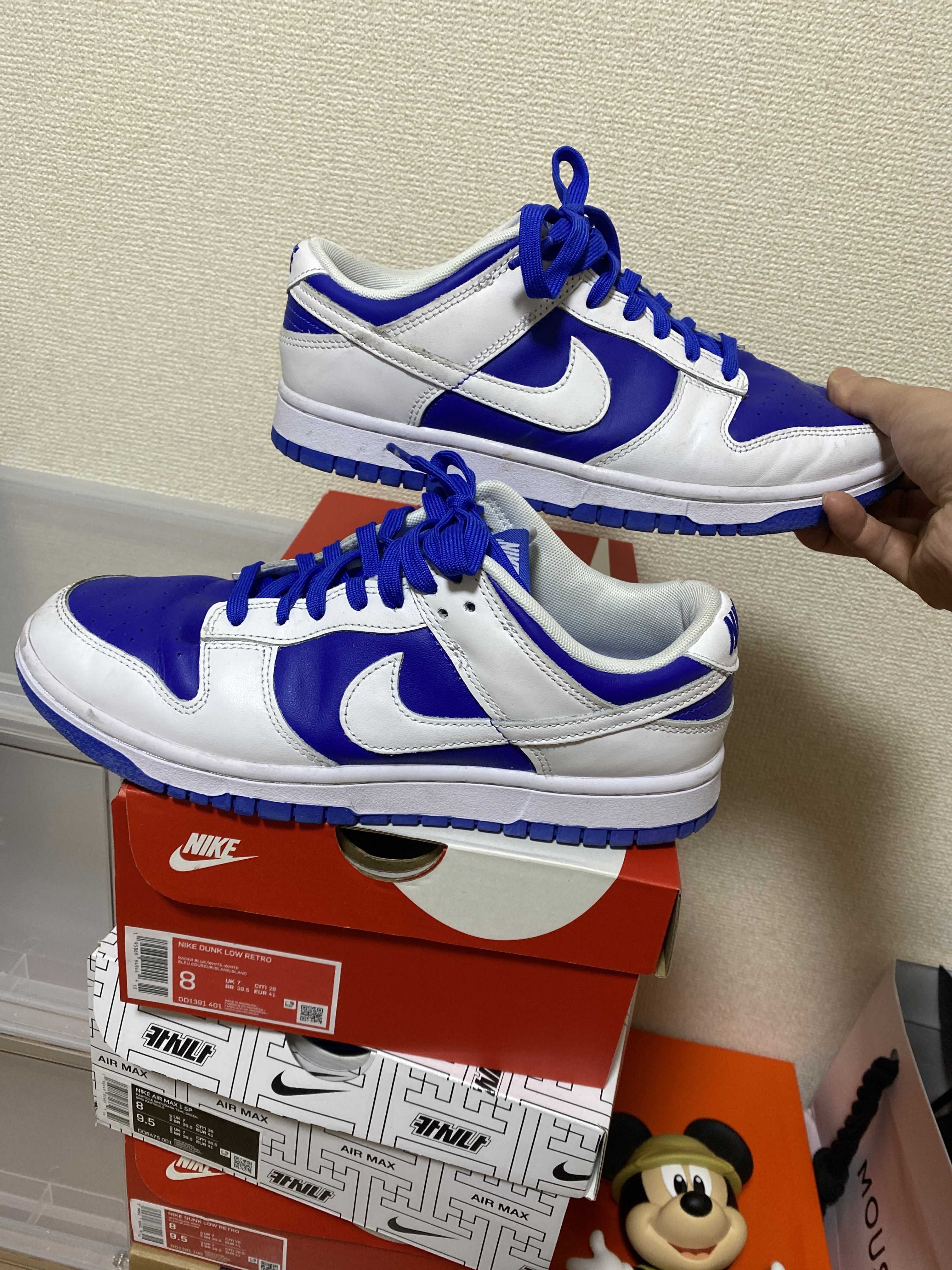 Nike Dunk Low Retro "Racer Blue and White"