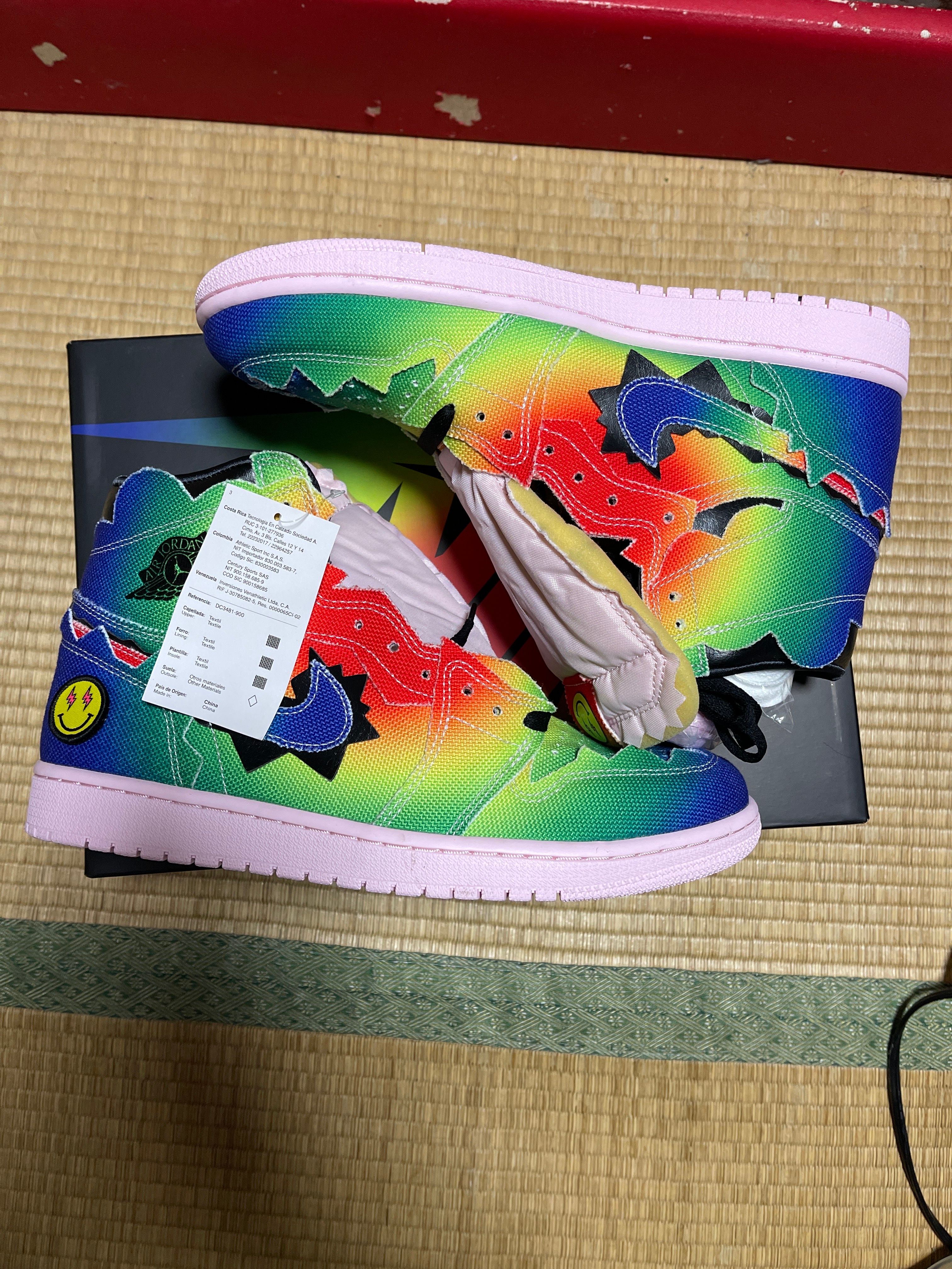 J Balvin × Nike Air Jordan 1 High OG "Rainbow"
