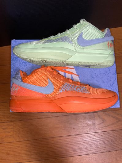 Nike Ja 1 "Bright Mandarin/Vapor Green"(FQ4796-800/FV1288-800)