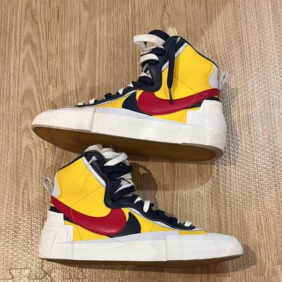 sacai × Nike Blazer Mid "Varsity Maize/Varsity Red"