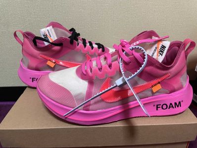 Off-White × Nike Zoom Fly "Pink"