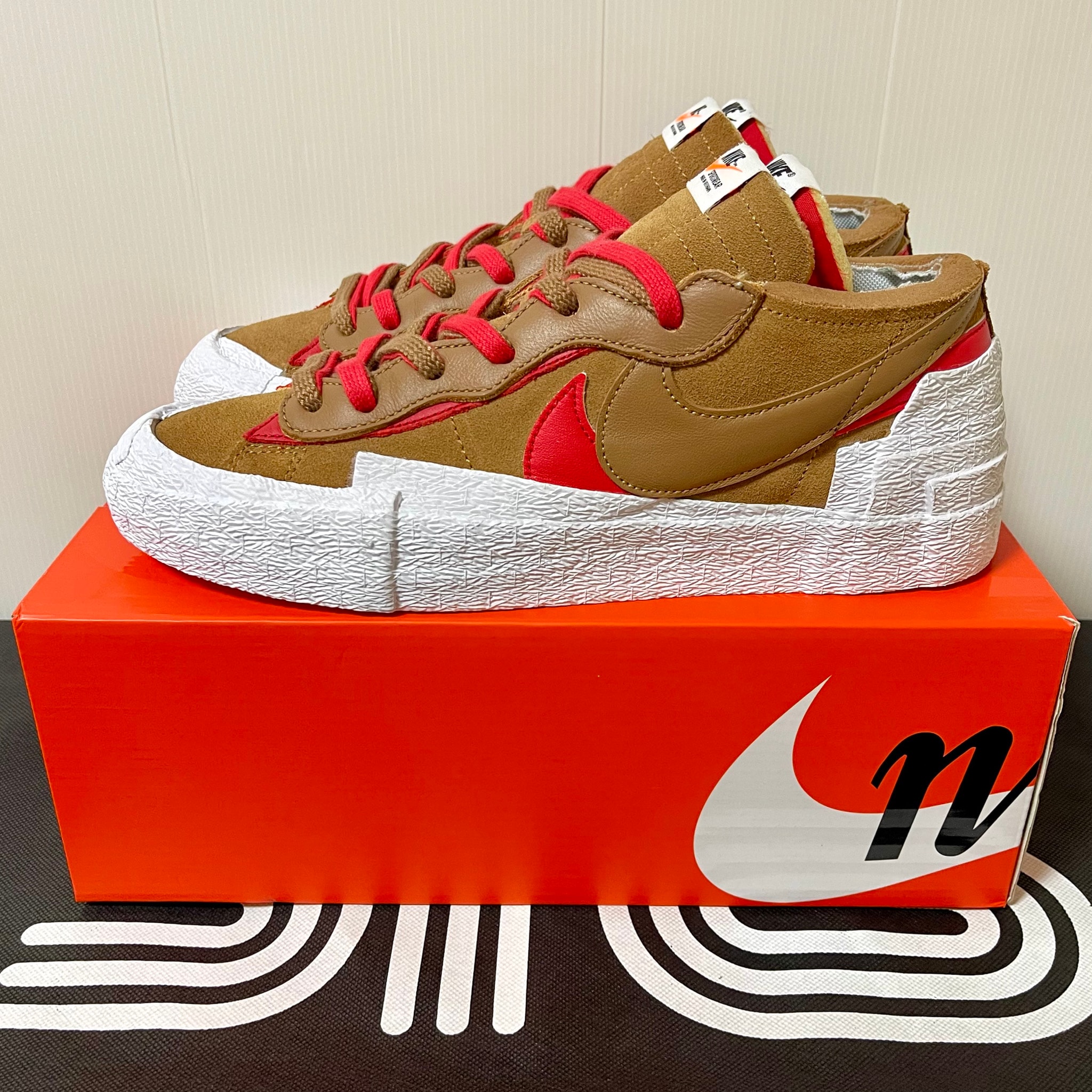 SACAI × NIKE BLAZER LOW "BRITISH TAN"