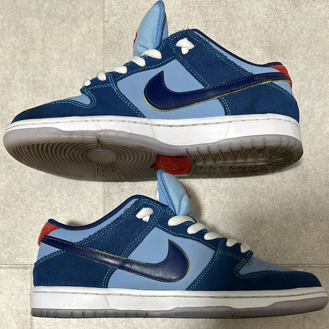 Why So Sad? × Nike SB Dunk Low "Coastal Blue/Speed Yellow-University Red"