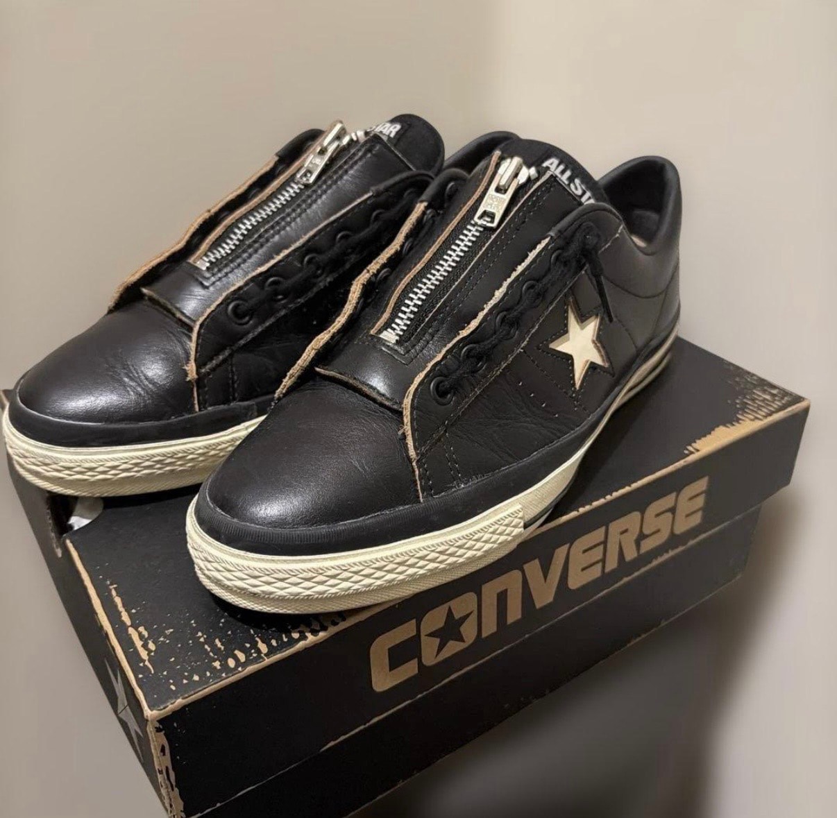 Schott × Converse One Star Z "Black/White"