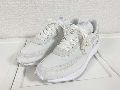 sacai × Nike LDV Waffle "Triple White"