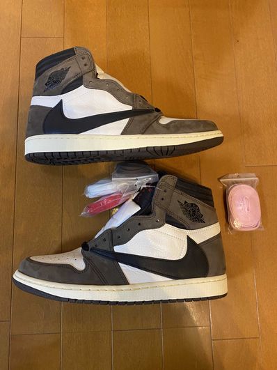 Travis Scott × Nike Air Jordan 1 Retro High OG TS SP "Sail/Dark Mocha"