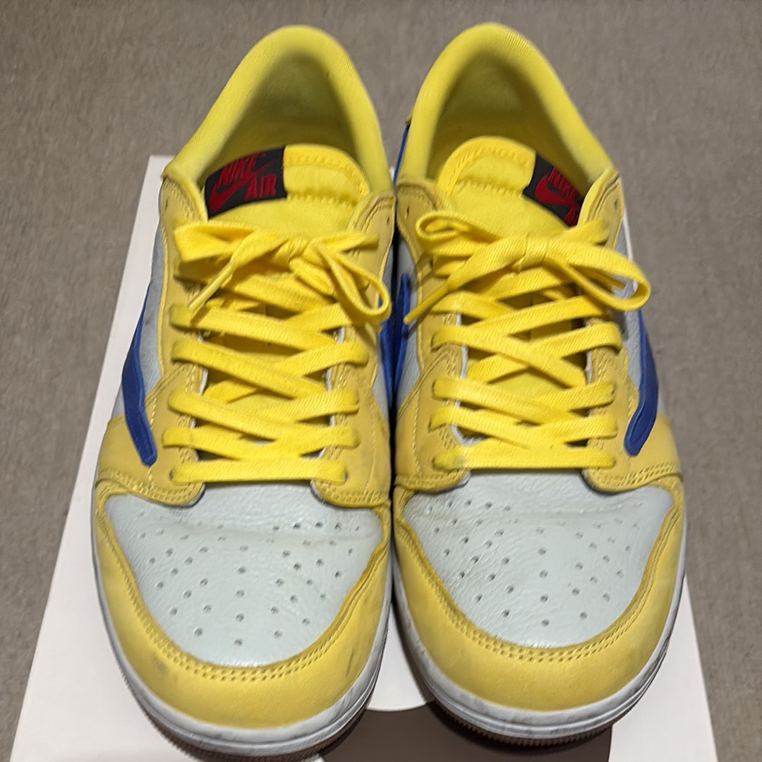 Travis Scott × Nike Women's Air Jordan 1 Retro Low OG "Canary"