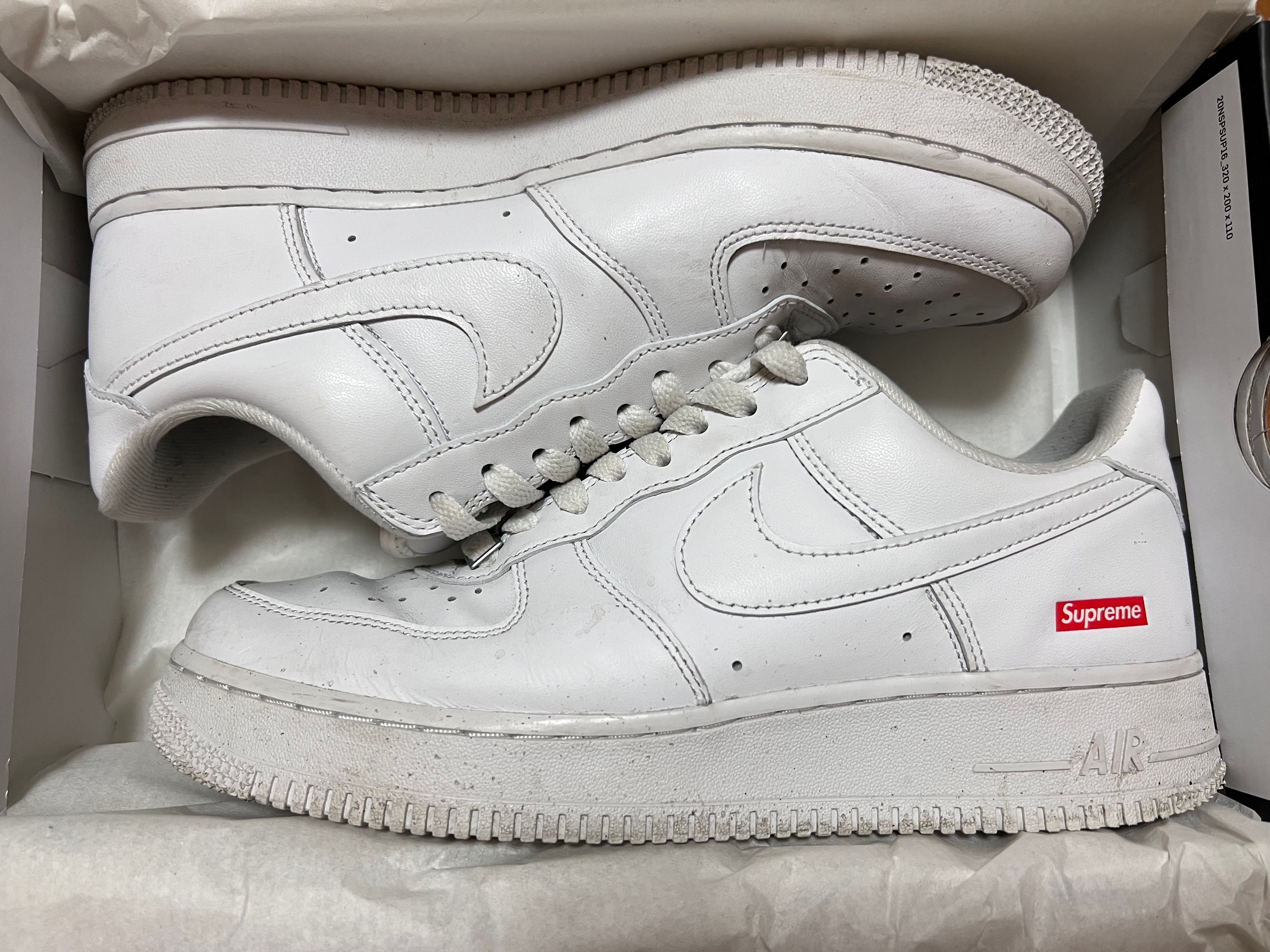 Supreme × Nike Air Force 1 Low "White"