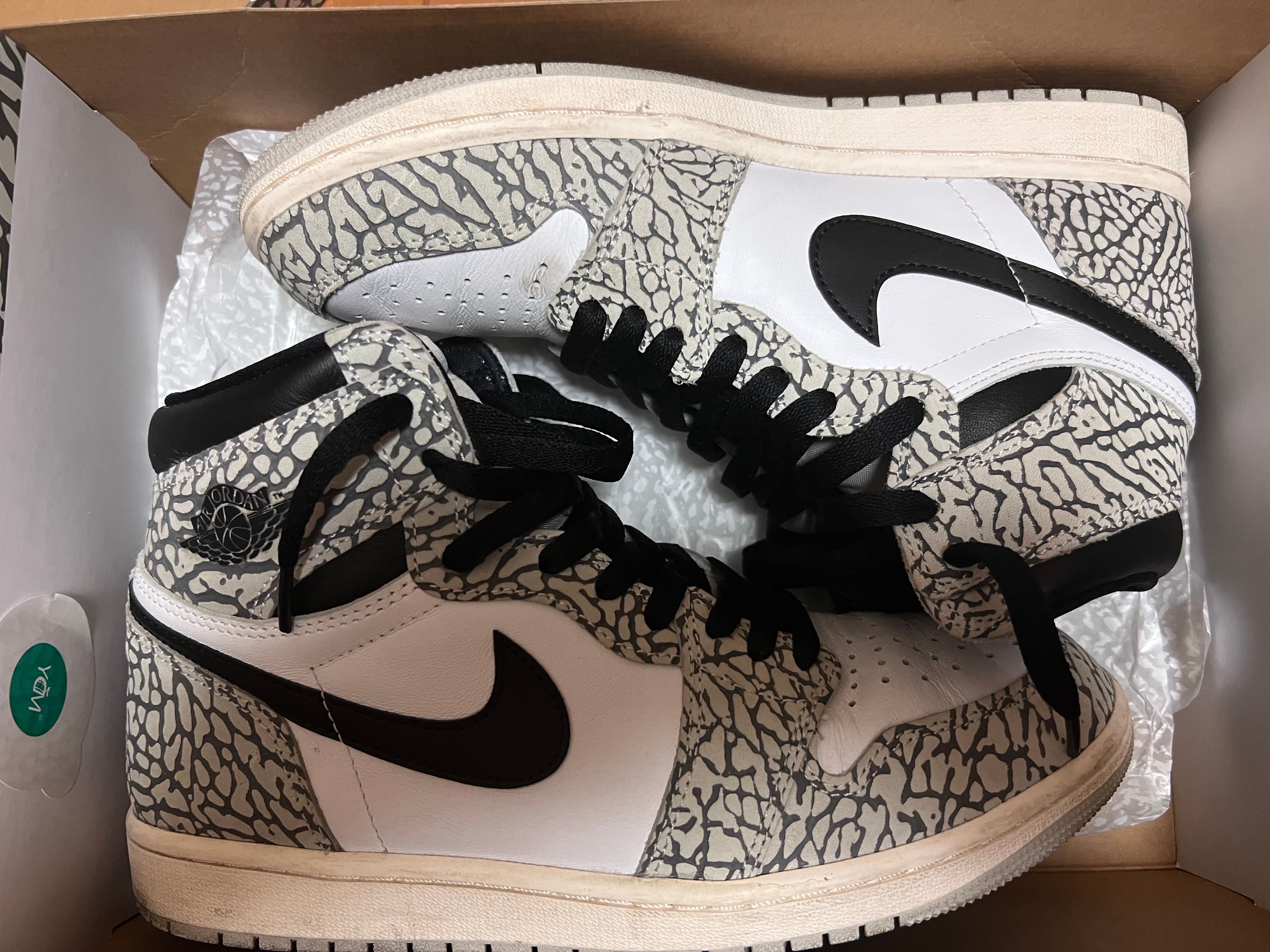 Nike Air Jordan 1 High OG "White Cement/Safari"