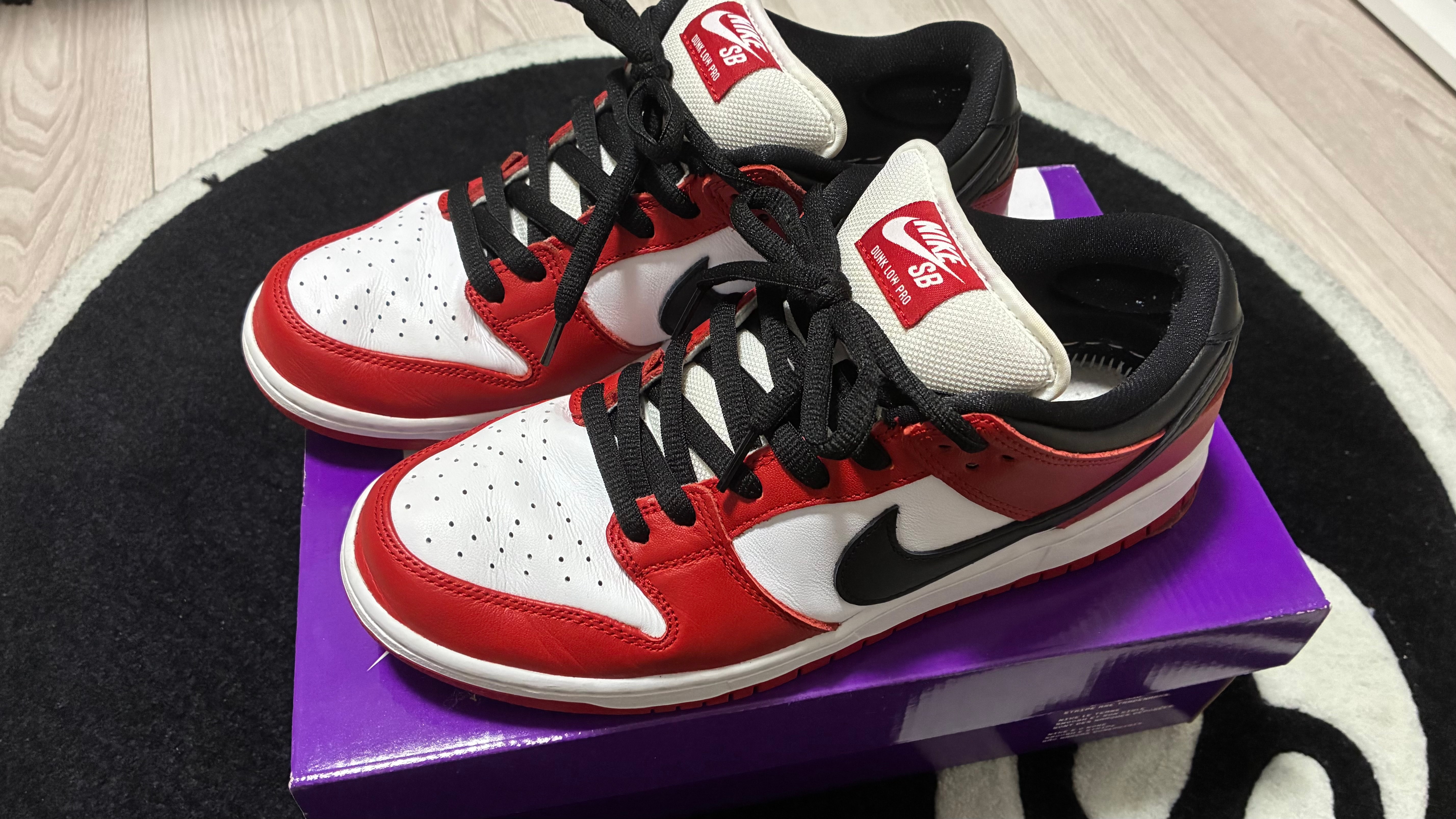 Nike SB Dunk Low Pro "J-Pack Chicago/Varsity Red and White"