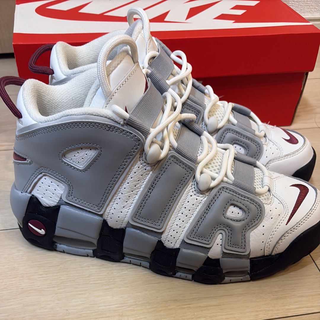 Nike Women's Air More Uptempo "Rosewood and Wolf Grey"